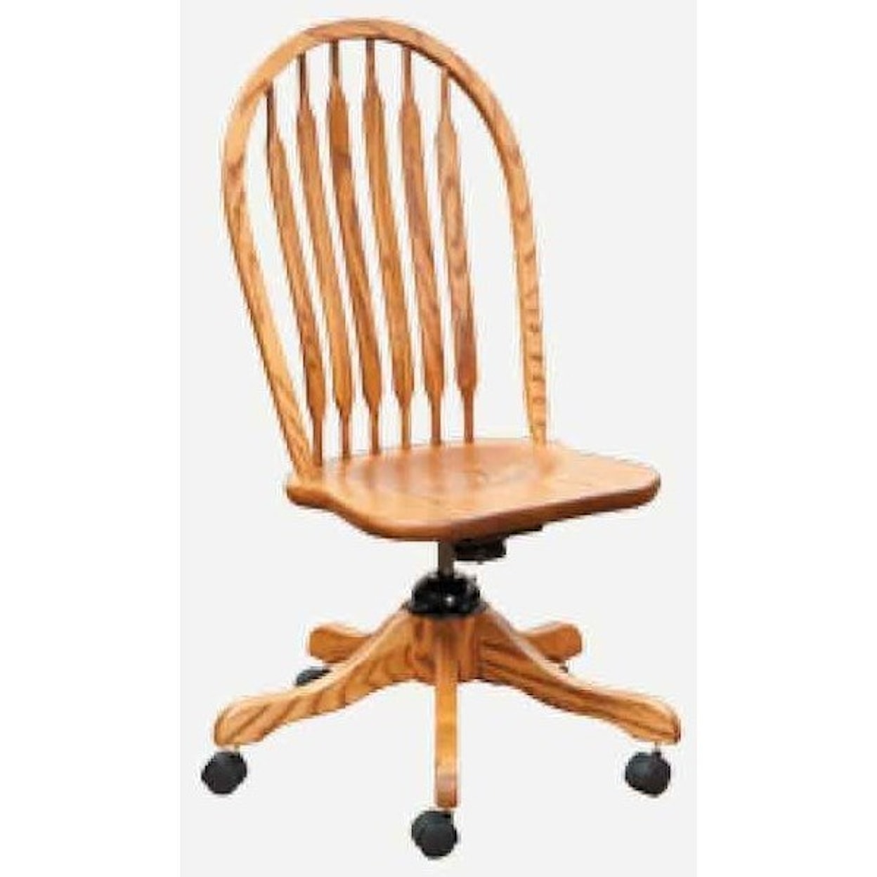 E&I Woodworking Angola Angola Desk Chair (Side)