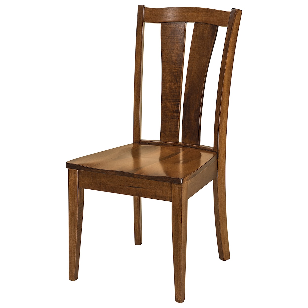 F&N Woodworking Brawley Side Chair - Leather Seat