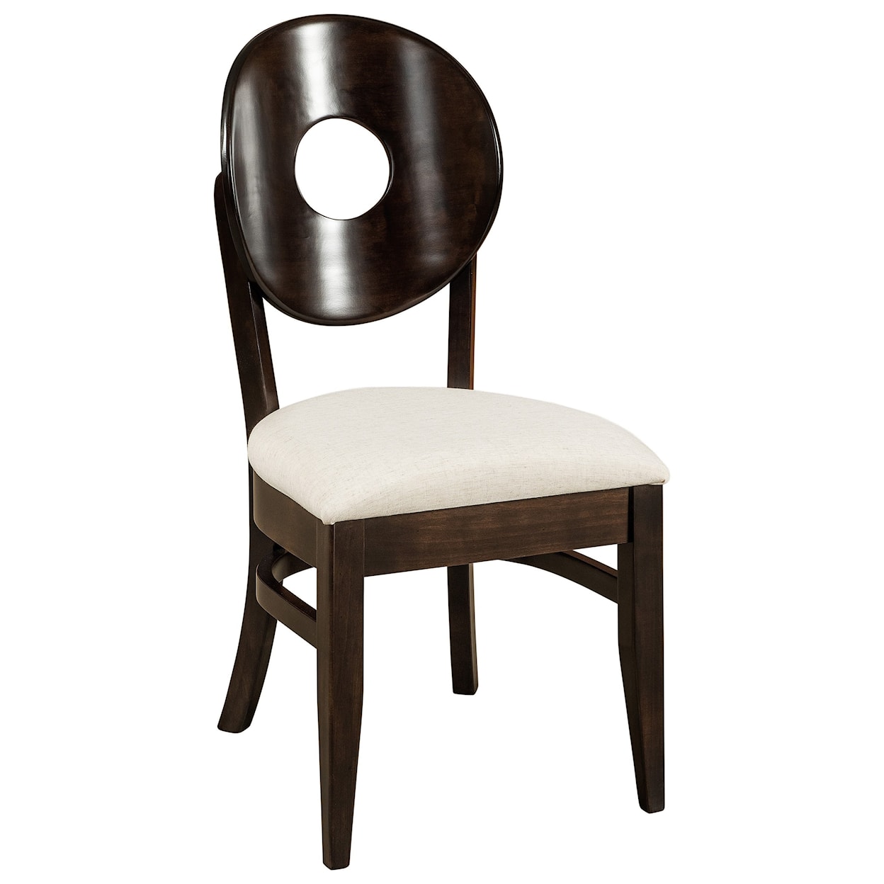 F&N Woodworking Bridgeport Side Chair - Leather Seat