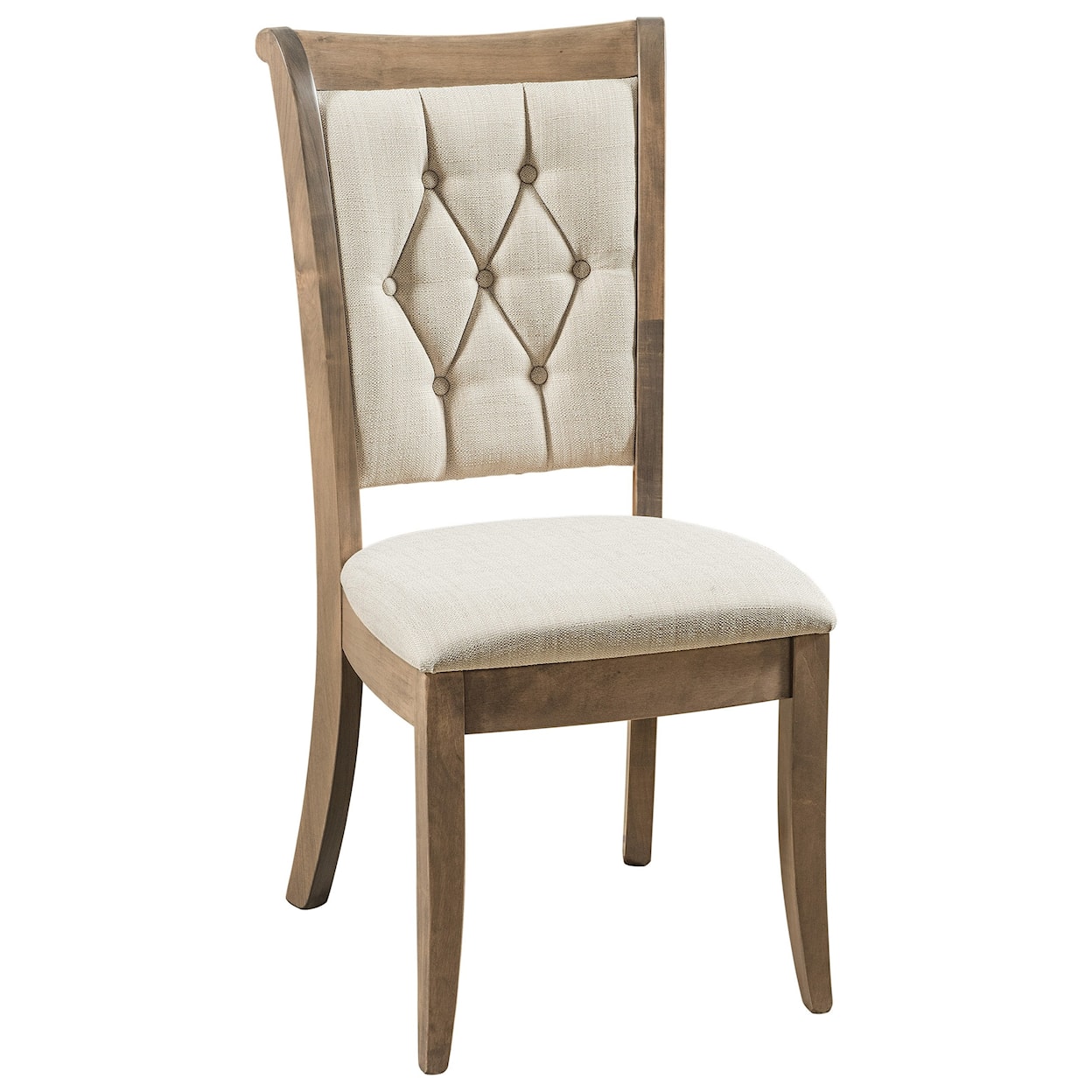 F&N Woodworking Chelsea Side Chair - Fabric Seat