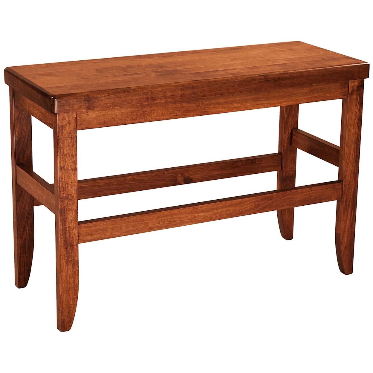 F&N Woodworking Clifton Bench 24"h x 36"w - Wood Seat