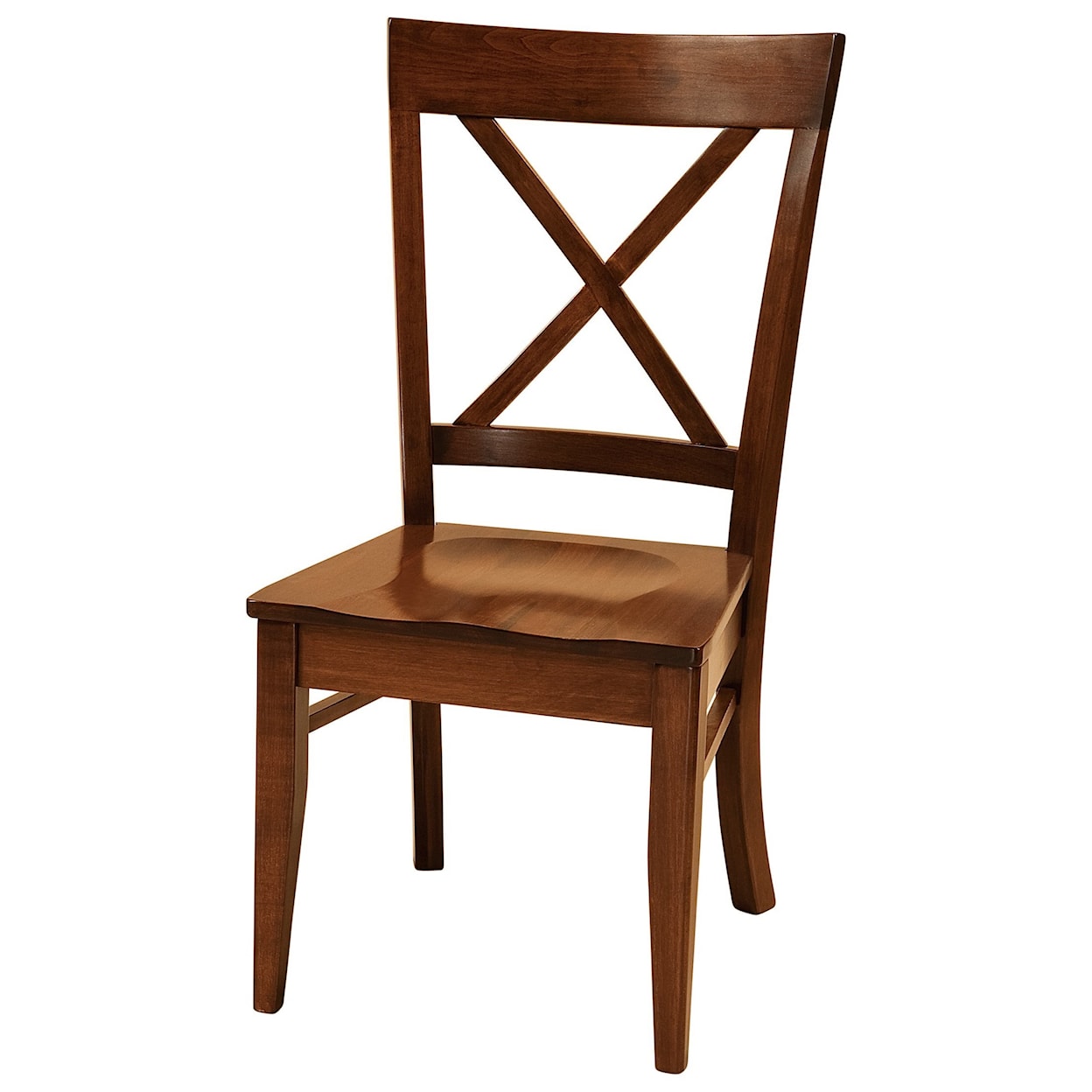 F&N Woodworking Frontier Side Chair - Leather Seat