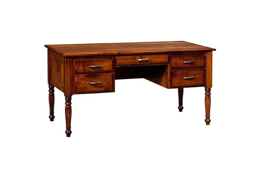 Garrison Garrison Desk by E&I Woodworking at Mueller Furniture