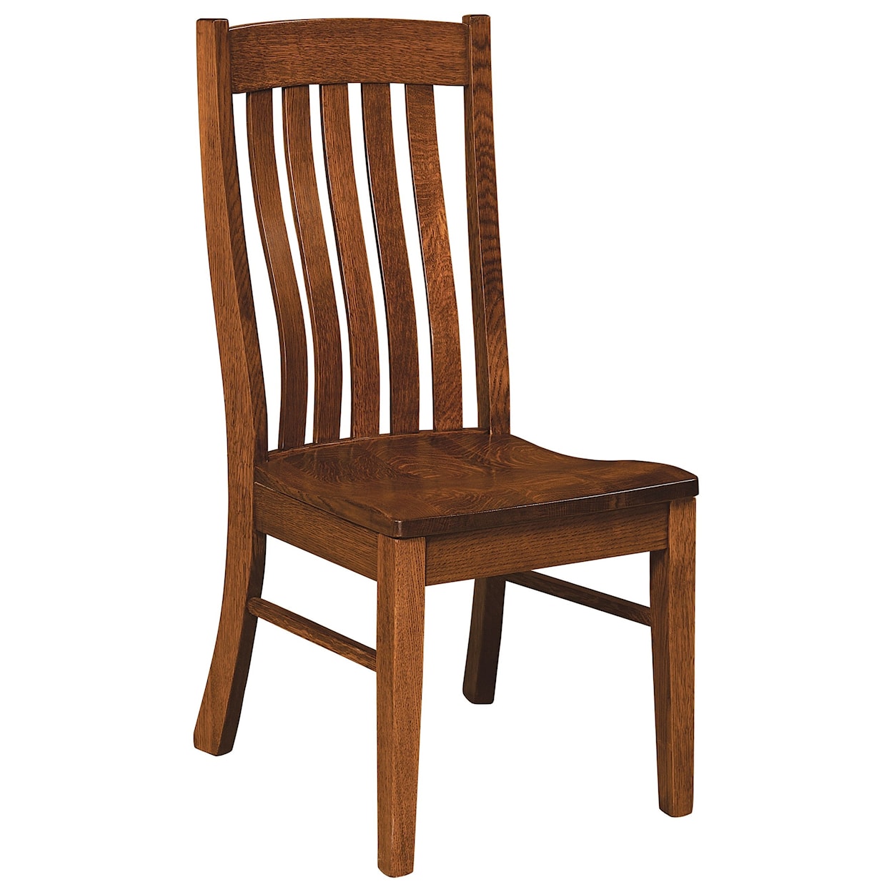 F&N Woodworking Houghton Side Chair - Wood Seat