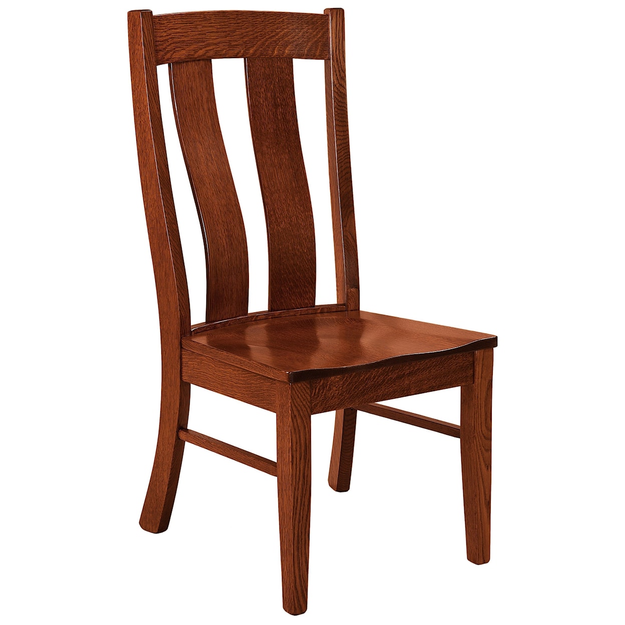 F&N Woodworking Laurie Side Chair - Wood Seat