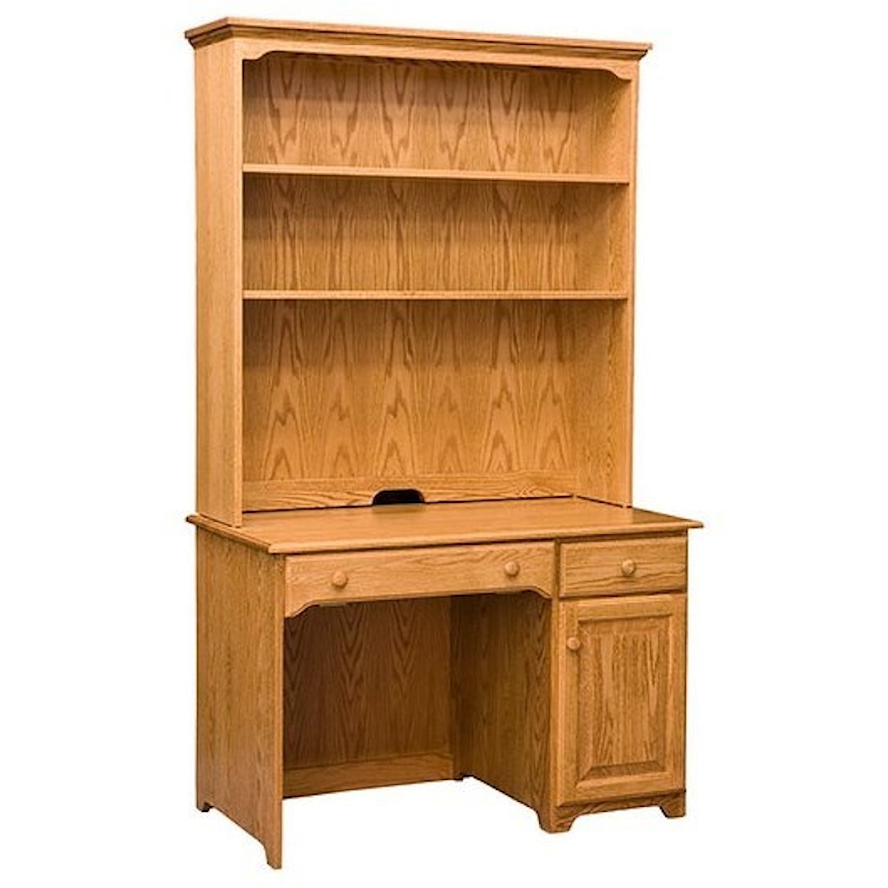 E&I Woodworking Noble Mission Noble Mission Student Writing Desk w/ Hutch