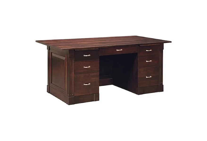 Northport Northport Executive Desk by E&I Woodworking at Mueller Furniture