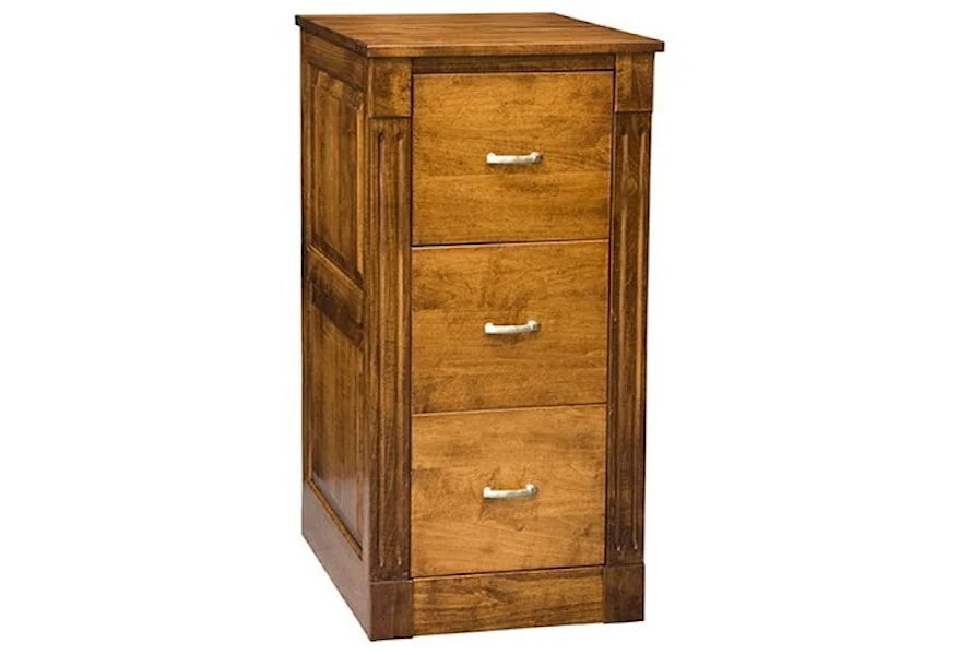 Northport Northport 3 Drawer File Cabinet by E&I Woodworking at Mueller Furniture