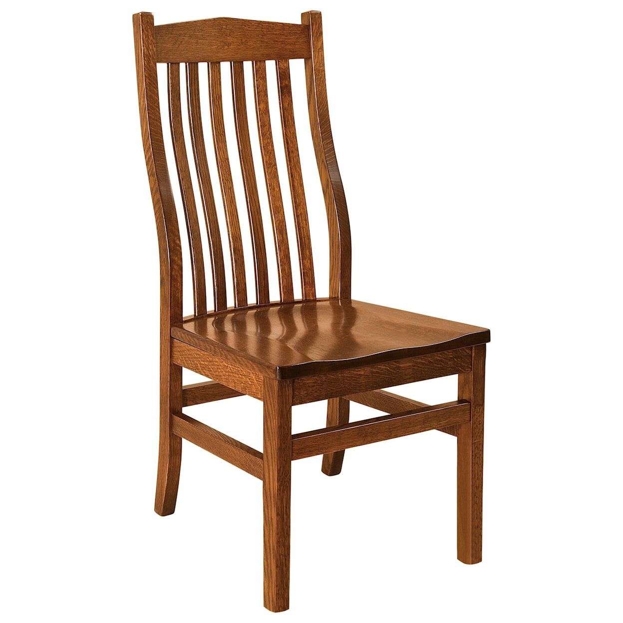 F&N Woodworking Sullivan Side Chair - Wood Seat