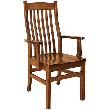 Arm Chair - Wood Seat