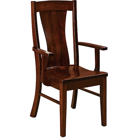 Arm Chair - Wood Seat