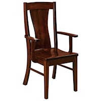 Arm Chair - Leather Seat