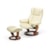 Stressless Mayfair Medium Reclining Chair & Ottoman with Classic Base