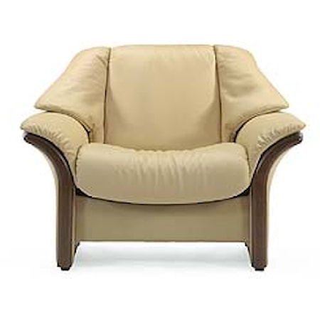Low-Back Reclining Chair with Arms