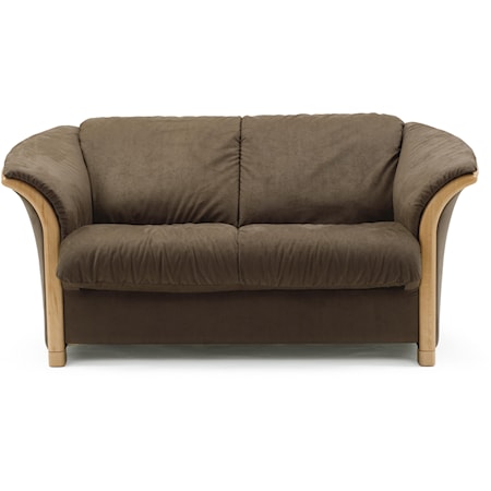 Loveseat with Flared Arms