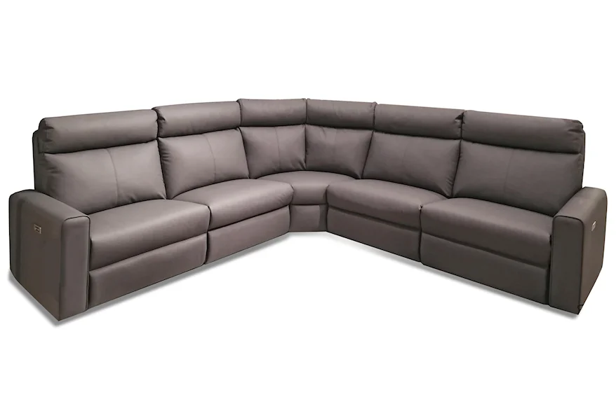 4058 5 Pc. Sectional by El Ran at Upper Room Home Furnishings