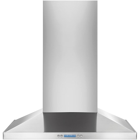 30" Stainless Steel Chimney Wall-Mount Hood