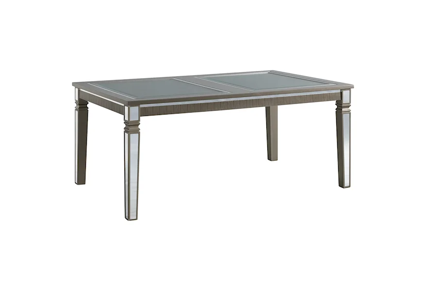 14.5 Standard Height Rectangle Dining Table by Elements International at Lynn's Furniture & Mattress