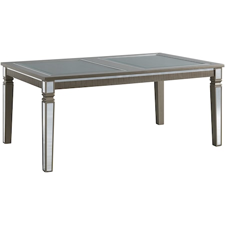 Glam Standard Height Rectangle Dining Table