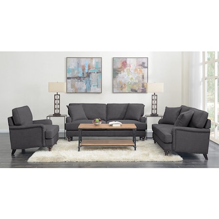 3PC Set-Sofa, Loveseat & Chair
