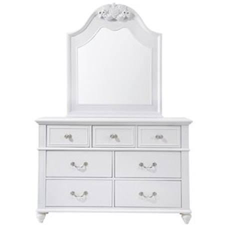 Dresser &amp; Mirror Set