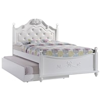 Full Platform Bed with Storage Trundle
