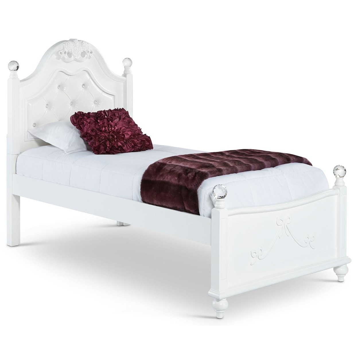 Elements International Alana Twin Platform Bed