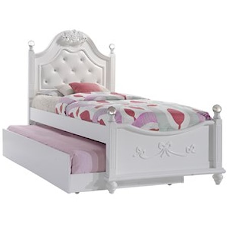 Twin Platform Bed w/ Storage Trundle