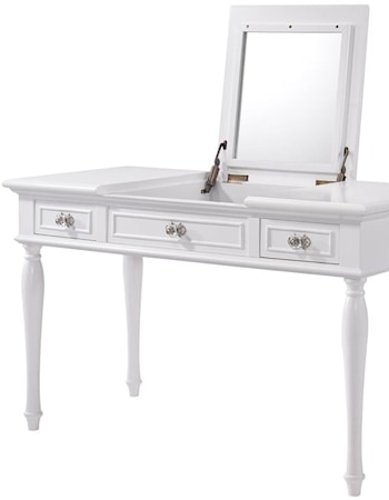 Vanity with stool