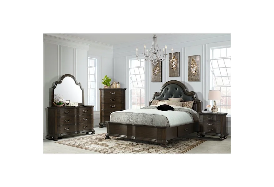 Avery- King Bedroom Group by Elements International at Sam's Appliance & Furniture