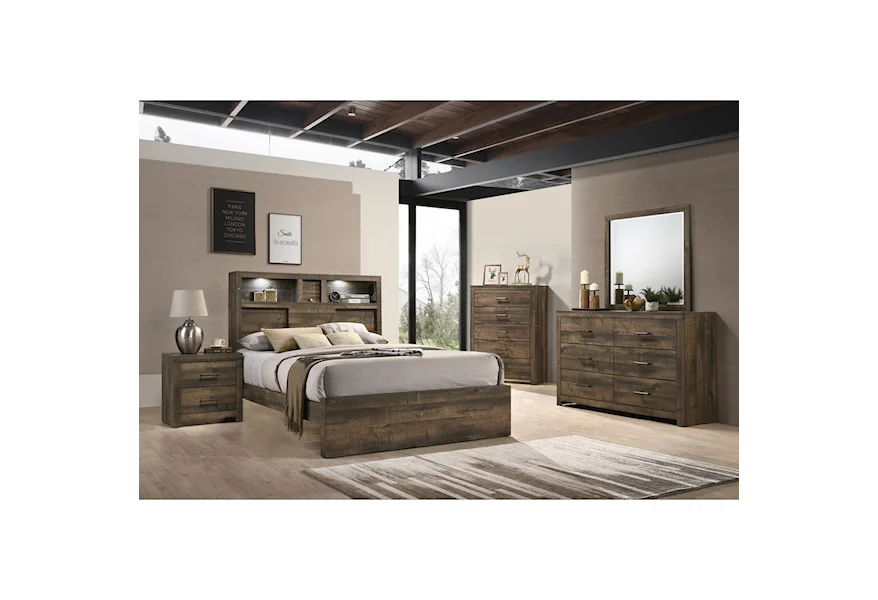 Bailey Music Queen Bedroom Group by Elements International at Sam Levitz Furniture