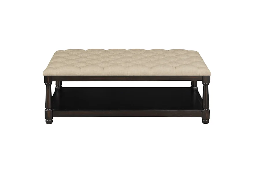 Beaumont Tufted Table Ottoman by Elements at Royal Furniture