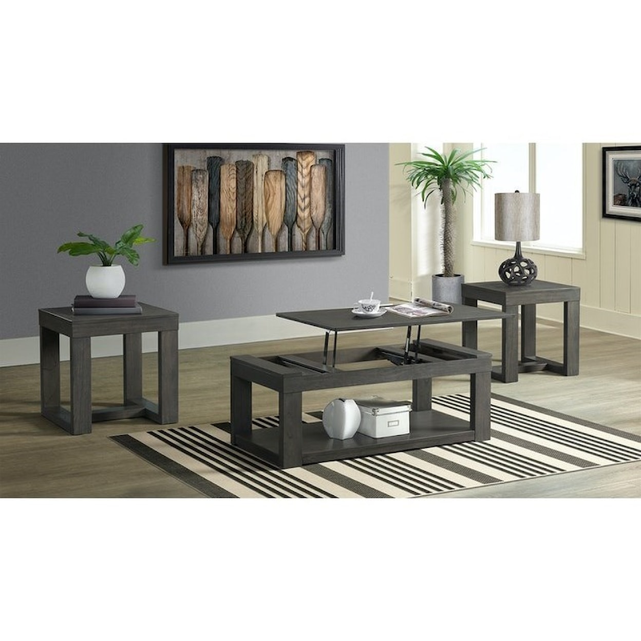 Elements International Benton Occasional Table Group
