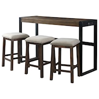 Multipurpose Counter Height Bar Table Set