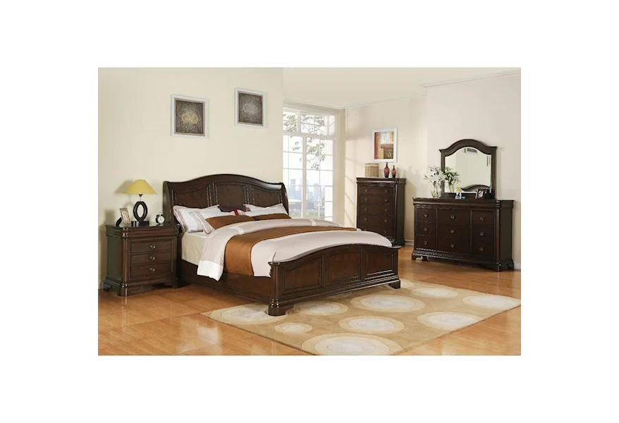 Cameron King Bedroom Group by Elements International at Beck's Furniture