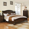 Elements International Cameron King Low Profile Bed