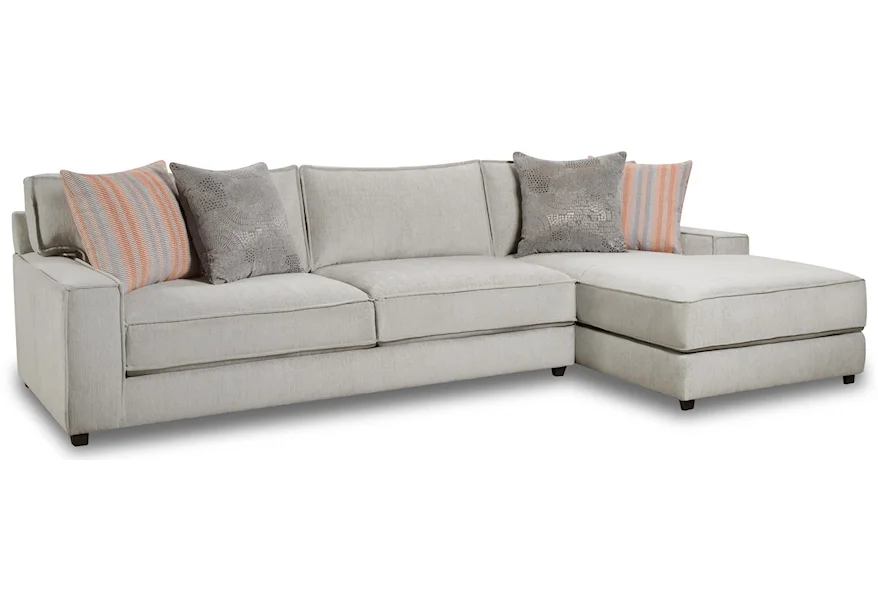 Candor Ash 2 Piece Sectional by Elements at Royal Furniture
