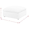 Elements Cloud 9 Square Ottoman