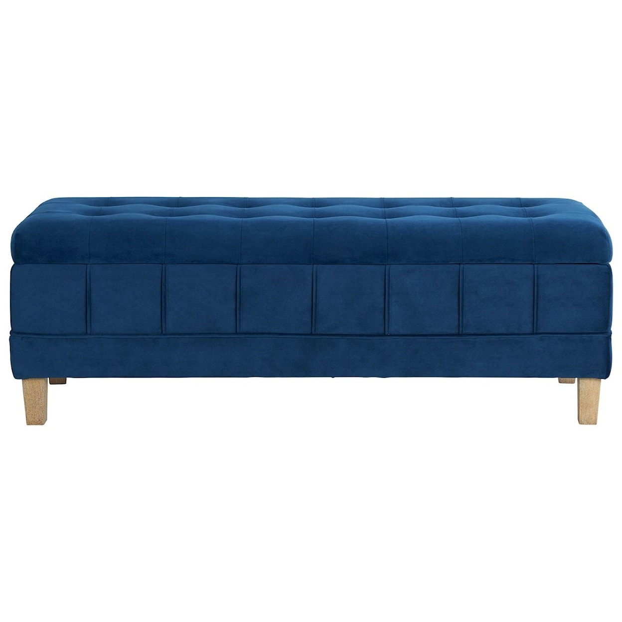 Elements International Crosby Tufted Storage Ottoman