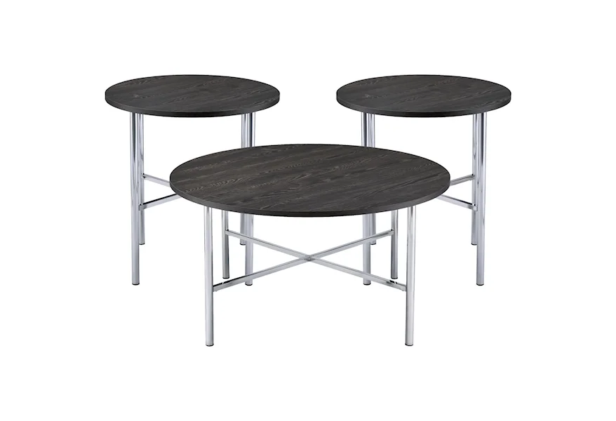 Dakota 3PC Occasional Table Set by Elements at Royal Furniture