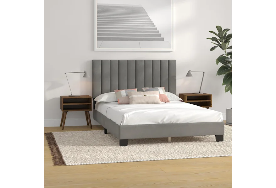 Dax Dax Queen Bed with 2 Nightstands! by Elements International at Morris Home
