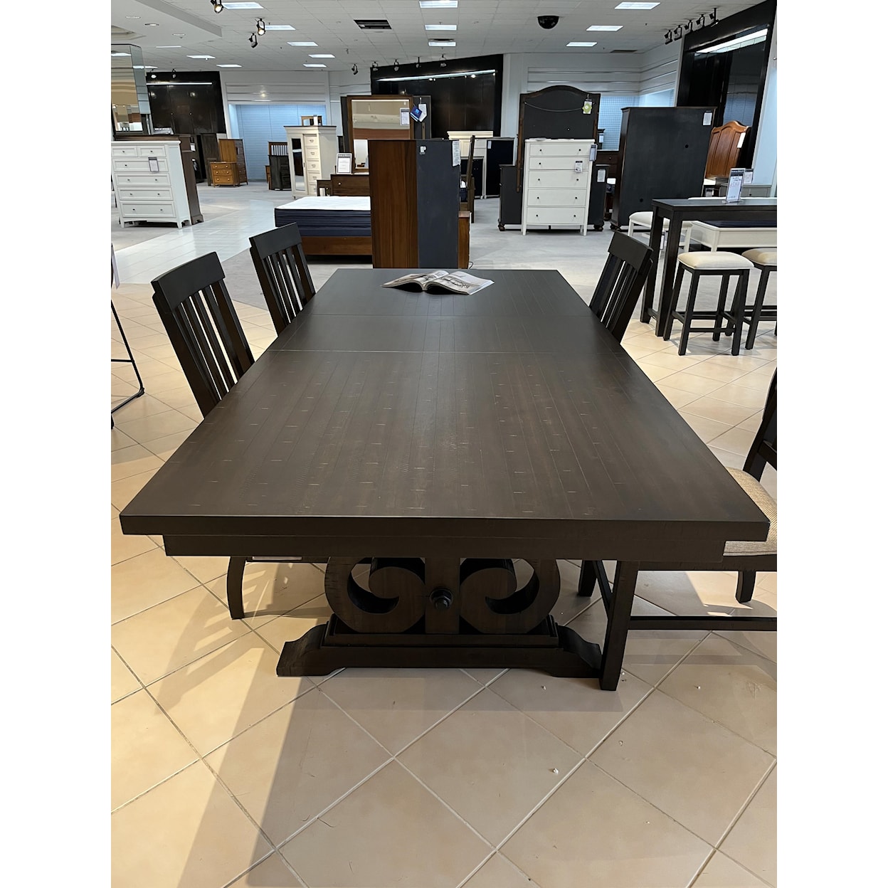 Elements International Dining Room Dining Table