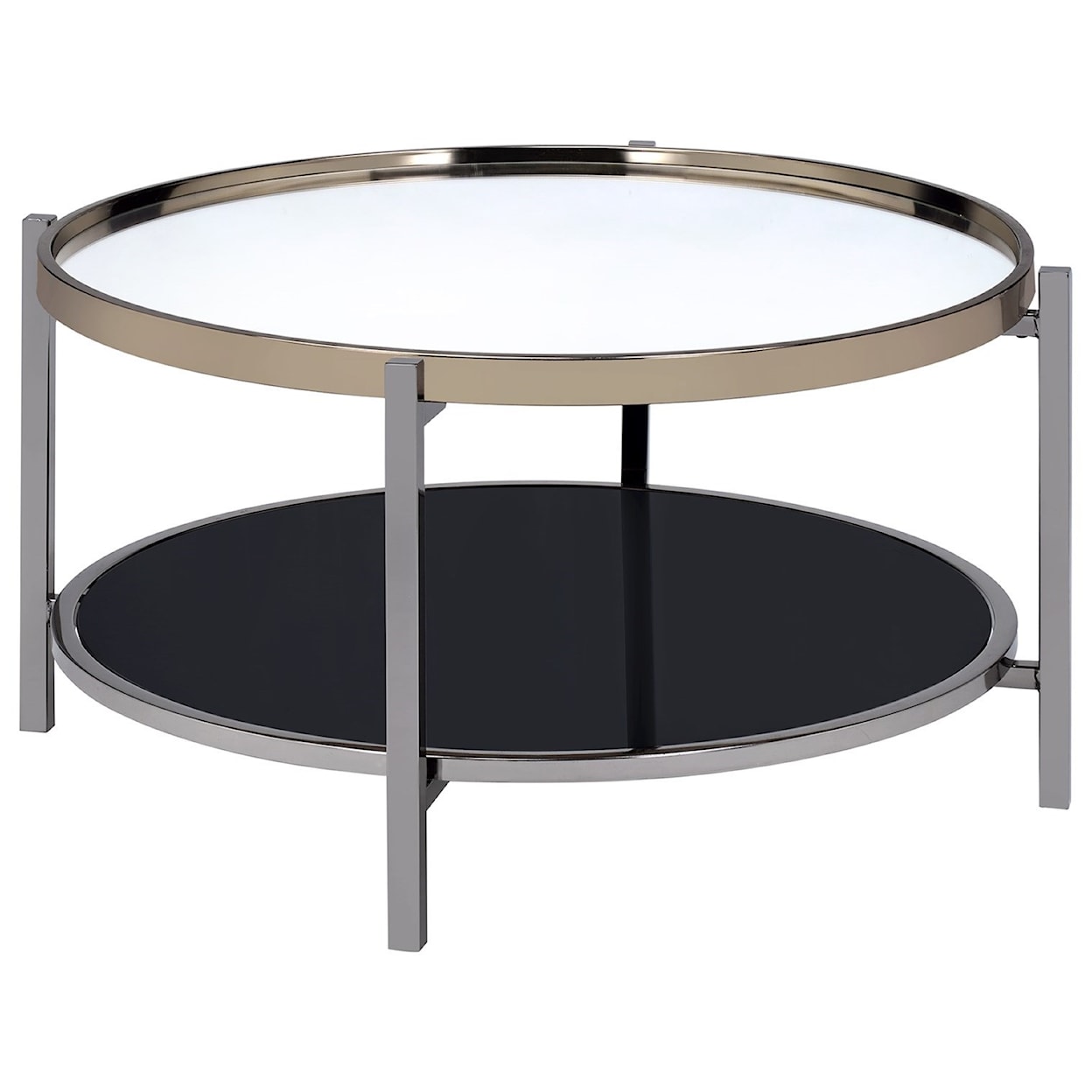 Elements International Edith Round Coffee Table