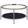 Elements International Edith Round Coffee Table