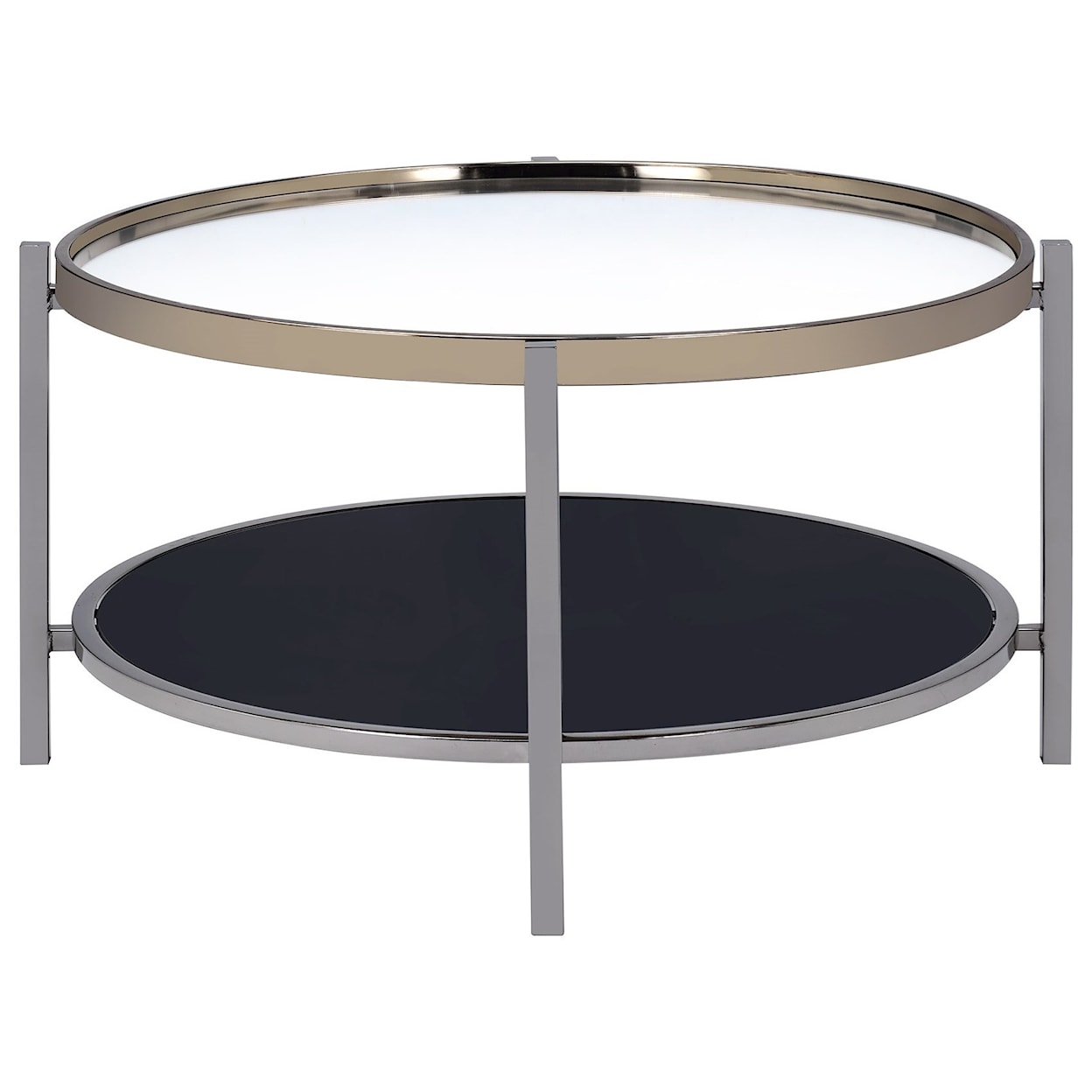 Elements International Edith Round Coffee Table