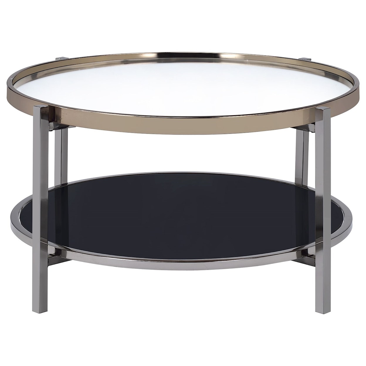 Elements International Edith Round Coffee Table