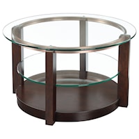 Contemporary Coffee Table with Removable Casters