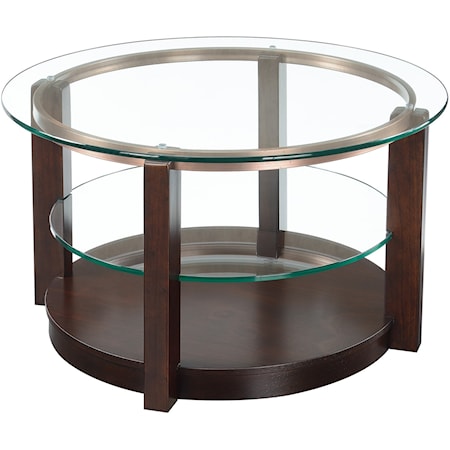 Contemporary Coffee Table with Removable Casters