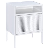 Contemporary NIghtstand with USB Port