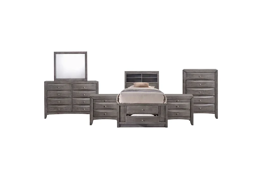 Emily Twin Bedroom Group by Elements at Royal Furniture